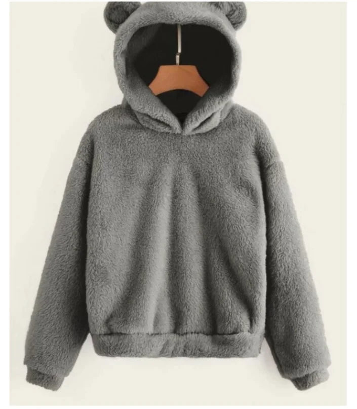 Women's Hoodies Winter Long Sleeve Rabbit Ear