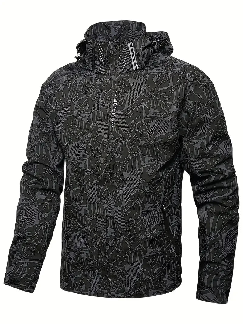 Men's Lightweight Waterproof Hooded Jacket