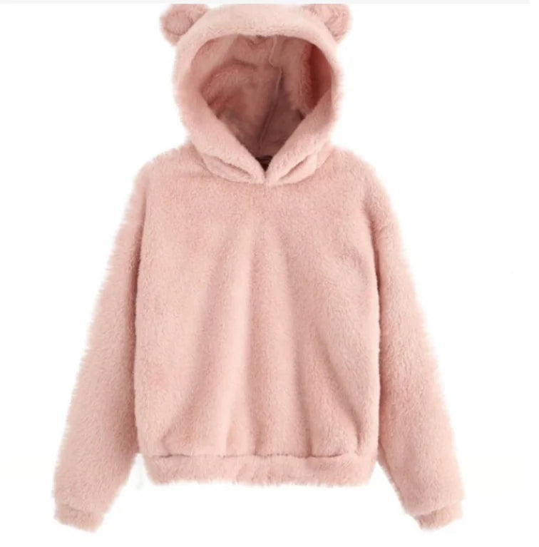 Women's Hoodies Winter Long Sleeve Rabbit Ear