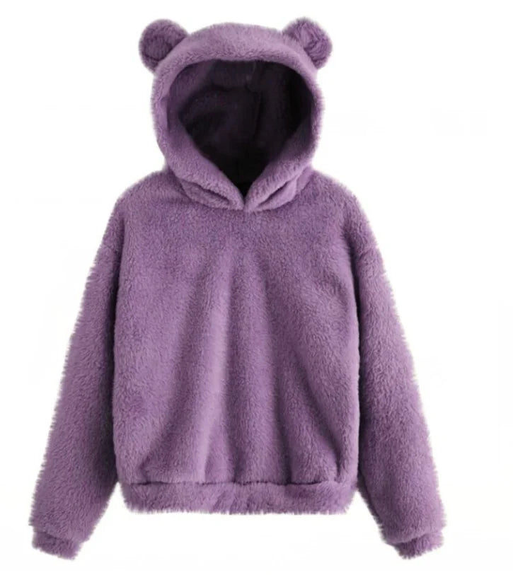 Women's Hoodies Winter Long Sleeve Rabbit Ear