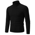 Men's High Neck Knitted Warm Casual Turtleneck Jersey