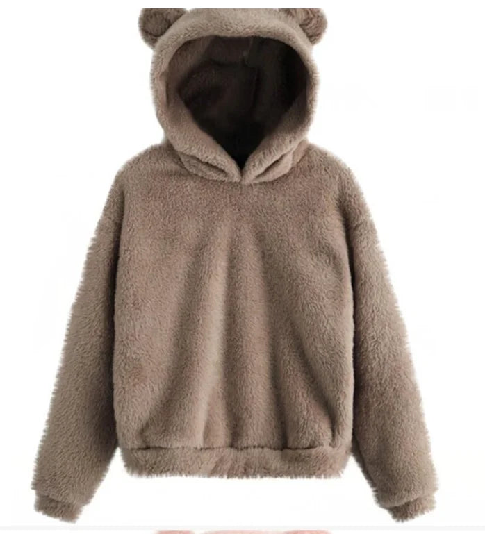 Women's Hoodies Winter Long Sleeve Rabbit Ear