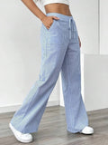 Women's casual striped trouser