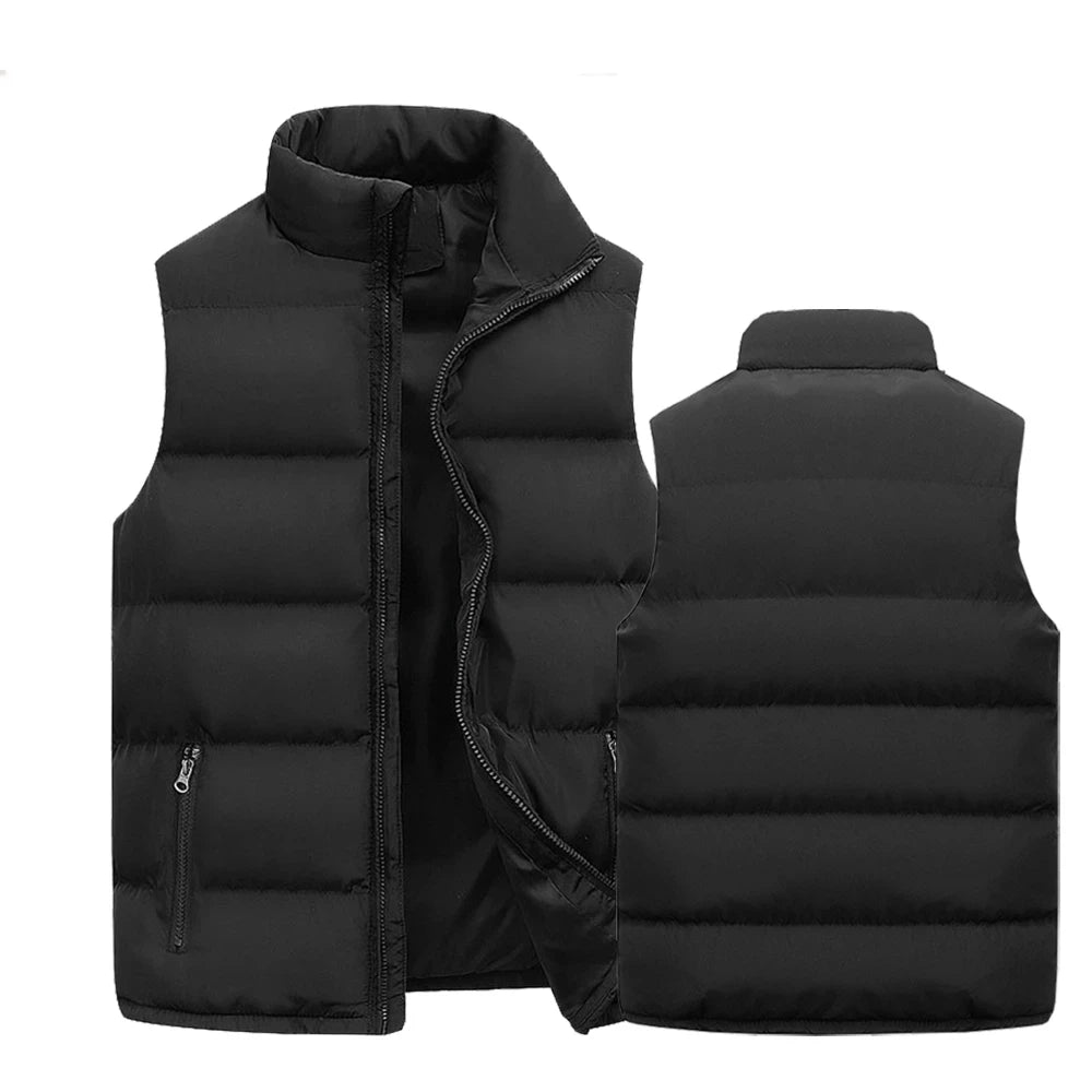 Men's Warm Sleeveless Vest Jacket