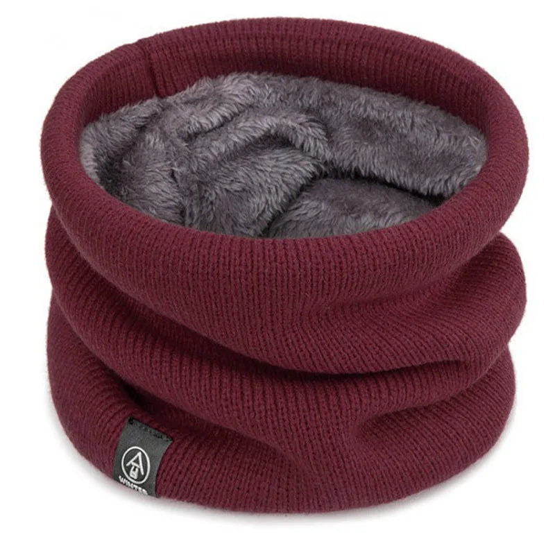 Men's Warm Knitted Scarf