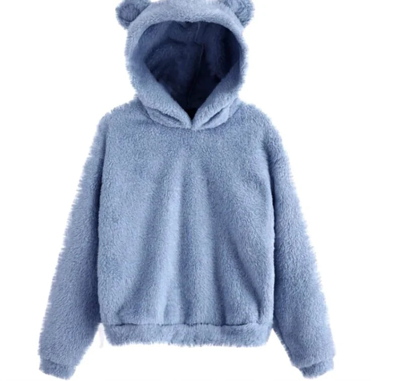 Women's Hoodies Winter Long Sleeve Rabbit Ear