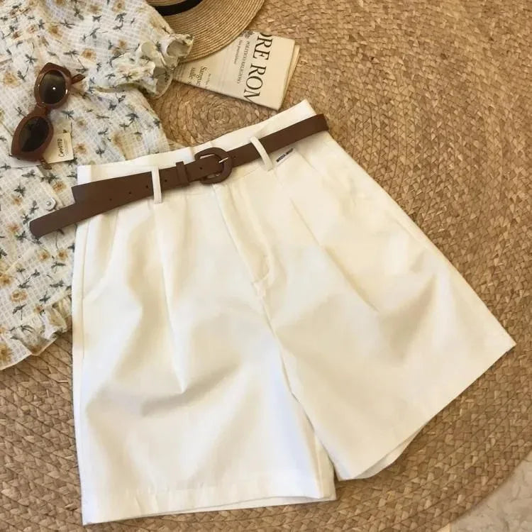 Women's Wide Leg Zipper Short