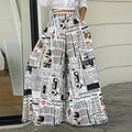 Women's Wide Leg Pants Women Print Fashion